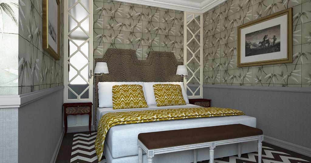 Relais & Chateaux Heritage Hotel Madrid Ngoại thất bức ảnh A bedroom at the hotel